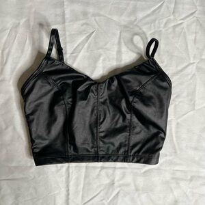 Offline by aerie pleather bralette